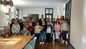 Grundschüler besuchten Bürgermeister